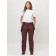 Semi -combinezone ski female, burgundy color, size 50