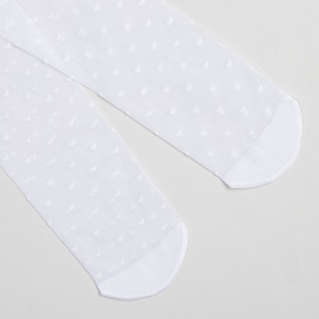 Children's elegant tights Anabel 20 Den color white (Bianco), height 104-110-9