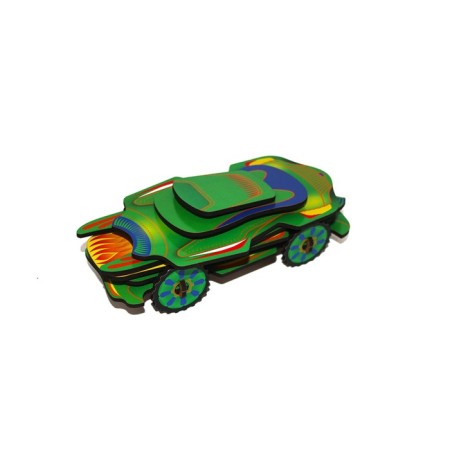 Puzzle - Velcro machine, green-1