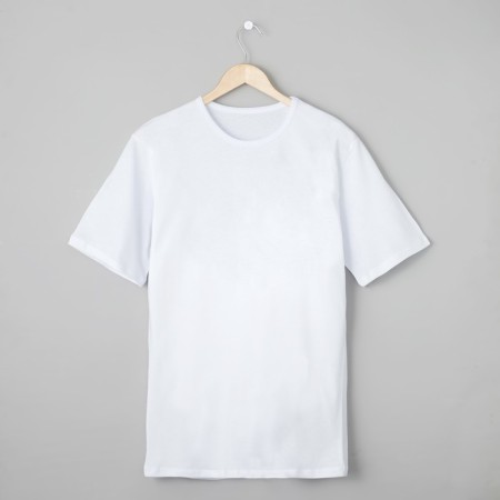 Male T-shirt BK-136 White color, rr 68