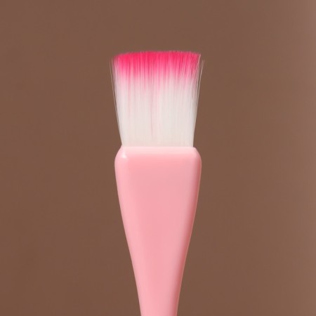 Brush for masks, bilateral, with a spatula, 15.5 (+/- 1) cm, color mix-3