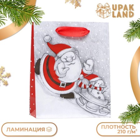 Laminated “Frost and Snowman” package 11.5 x 14.5 x 6 cm-2