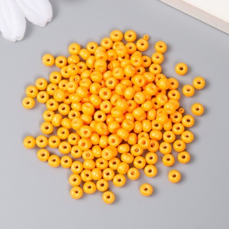 Glass beads 6/0 "carrot" 15 g-1