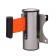 Wall block with exhaust ribbon-180cm orange, height-13.5cm, width 11cm