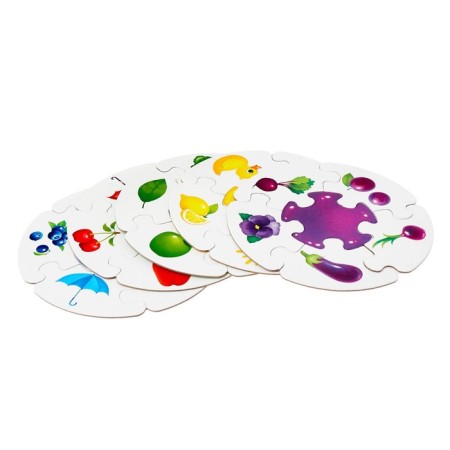 Puzzle-Loto "Studying", 5 puzzles, 30 elements-4