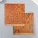 Scrapbooking paper bilateral craft "Leaves and manuscript" Density 180 g 15.5x17 cm