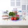 A set of food rectangular fodder containers, 3 pcs: 150 ml, 500 ml, 1.2 l, the color is turquoise