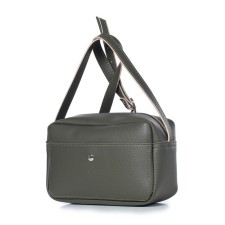 Female bag, artificial leather, 230x150x80 cm, olive