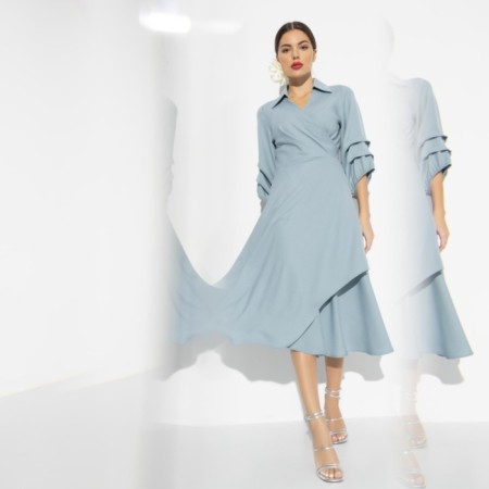 Women's dress "Queen output", size 54-3