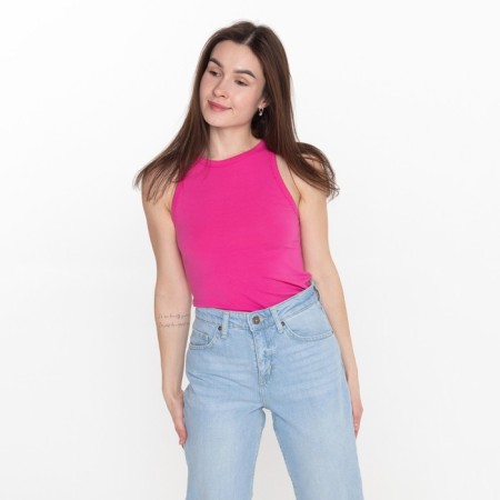 T -shirt female, pink color, size s (42)-1