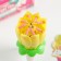 Candle for cake musical "Tulip", yellow