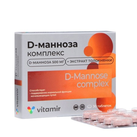 Complex D-Mannose Vitamir tab. No. 30