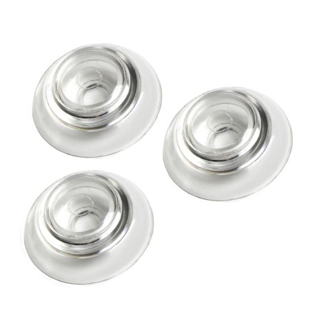 Thermal-haired mini of polycarbonate, d = 30 mm, UV protection, transparent, set of 50 pcs.-6