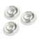Thermal-haired mini of polycarbonate, d = 30 mm, UV protection, transparent, set of 50 pcs.