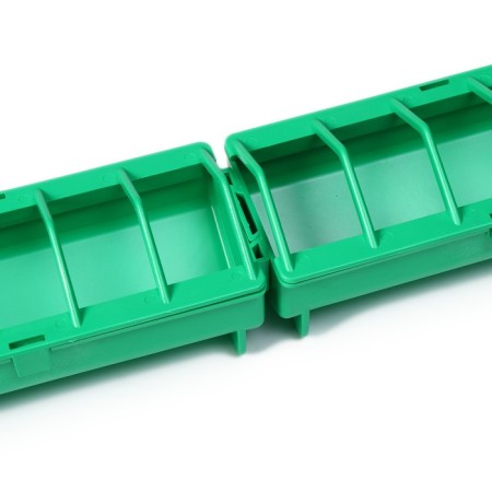 Broilery fodder, 24 cells, lottery, plastic, green color-5