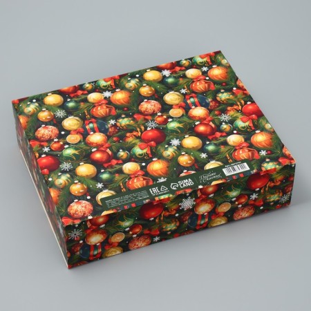 Gift box "New Year's toys", 31 x 24.5 x 8 cm, New Year-4
