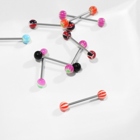 Piercing in the Language Language "Sede, l = 1.9 cm, color mix, FAS 10 pcs.