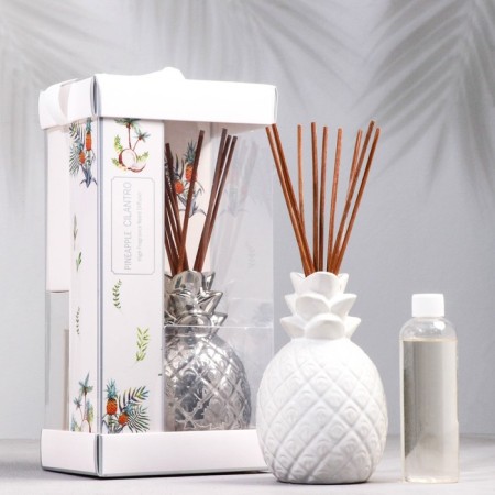 Ceramic pineapple diffuser, 150 ml, mix, coriander-8