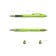 Mechanical pencil Erichkrause "Megapolis Concept", NV, Grifel D = 0.7 mm, rubber emphasis, in the box, neon case