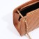 Female bag, zipper clutch, beige color