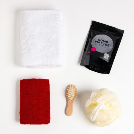 Set of Gift Ethel "Your set", towel 50x90cm, 30x60cm and accessories-2