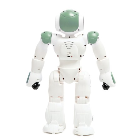Robot Radio -controlled Hunter, light and sound effects, works on the battery, green color-2