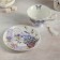 Tea couple ceramic "lavender field", 2 items: a cup 220 ml, a saucer d = 15 cm