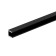 End bar for a wall panel length 4 mm, black, 0.6 m