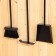 A fireplace set, wall -mounted with a “loft” shelf 600*150 mm,