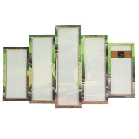 Carty clock is wall-mounted, modular "lime, candles and stone", silent, 80 x 140 cm-2