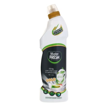 Master Fresh toilets and plumbing gel with eucalyptus, 750 ml