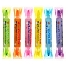 Текстовыделитель Mazari "CANDY", двусторонний, пишущие узлы 1 - 5 мм, 6 цветов МИКС