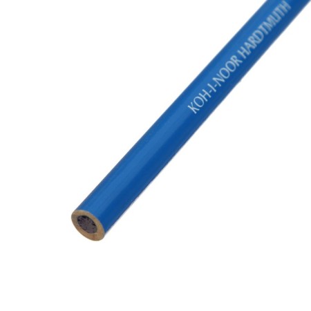 Pencil KOH-I-NOOR 3263/2 special, for writing on glass, metal, plastic, blue color-5