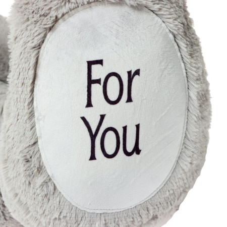 Soft toy "Grandfather Bear", gray color, 190 cm-8