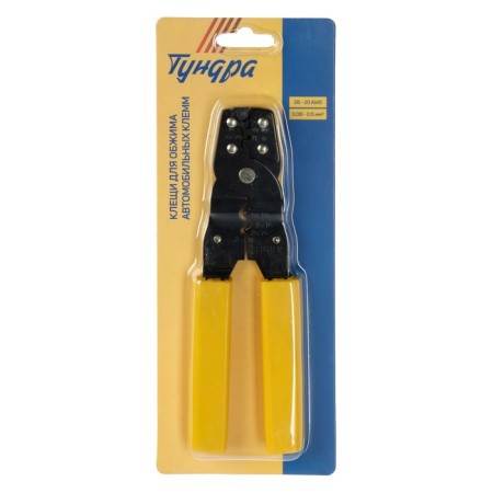Ticks for compressing automobile tundra terminals, 28 - 20 AWG, 0.08 - 0.5 mm2-4