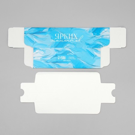 Makarun box, confectionery packaging of “bright moments” 18 x 5.5 x 5.5 cm-7