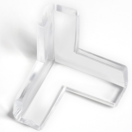 Set protective pads on corners, 10 pcs., Silicon-7