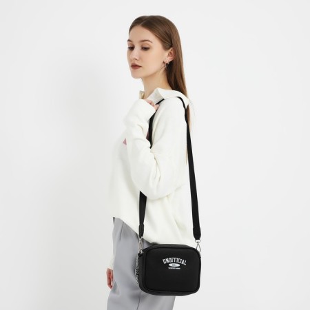 Women's bag made of artificial leather Unofficial, 19x14x6 cm.-6