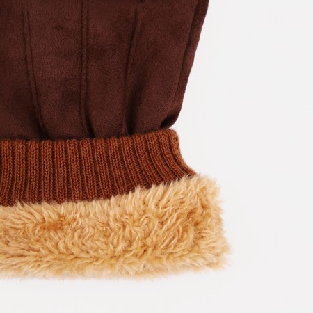 Gloves are male, dimensionless, with insulation, brown color-2