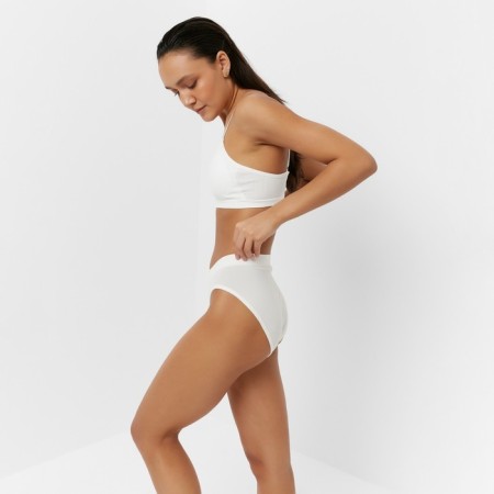 Female set (top, panties) color white, size 42-44-3