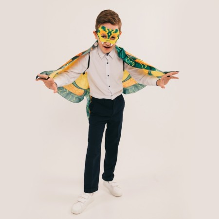Carnival mask "cool snake" color green color-2