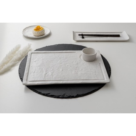Porcelain dish for supply to Magistro Slate, 33.5 × 24 cm, white color-6