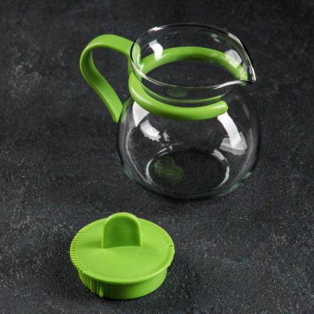 Glass teapot "Heat", 400 ml, color mix-1