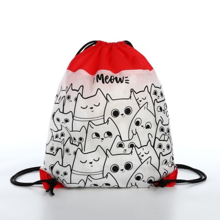 Bag for coloring "cats" 34x40 cm, spanbond-4