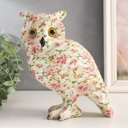 Souvenir Polystone "Filin. Sitz flowers" 17.5x10.5x21 cm