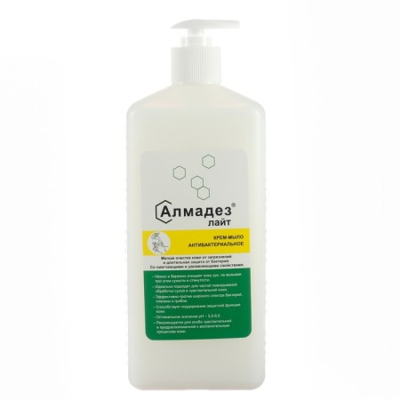 Cream-soap antibacterial diamondez-lite, 1l. (dispenser-pump)