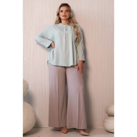 Female blouse, size 52, mint color-9