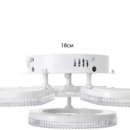 Luer with DNO "Nonna" LED 68W 3000-6000W white 39x39x12.5cm Bayerlux-8