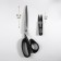Set of scissors: Portnovsky 10 ", 25.5 cm, for cutting threads 10.5 cm, black color