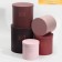 A set of round boxes 5 in 1, gift packaging, Panton 06, 15 x 15 x 15 - 23 x 23 25 cm